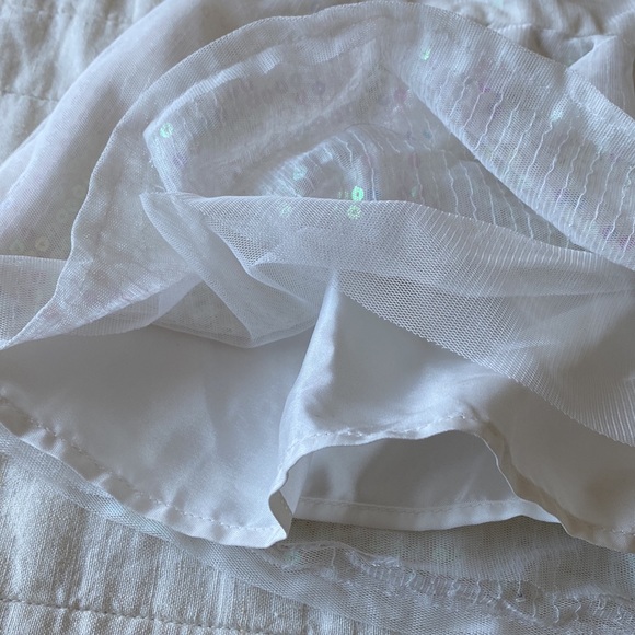 The Children's Place White Sequins Dress Size 18-24 Months - Picture 6 of 7